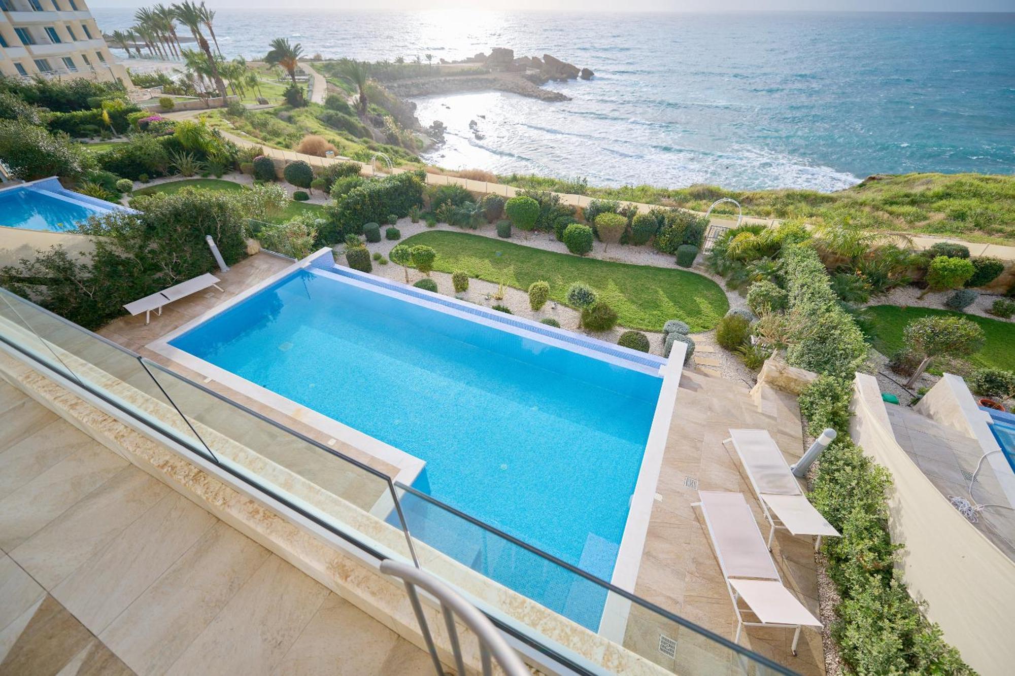 Olymp Luxury Villa D - Luxury Escape With Direct Beach Access And Unique Sunsets Paphos Eksteriør bilde