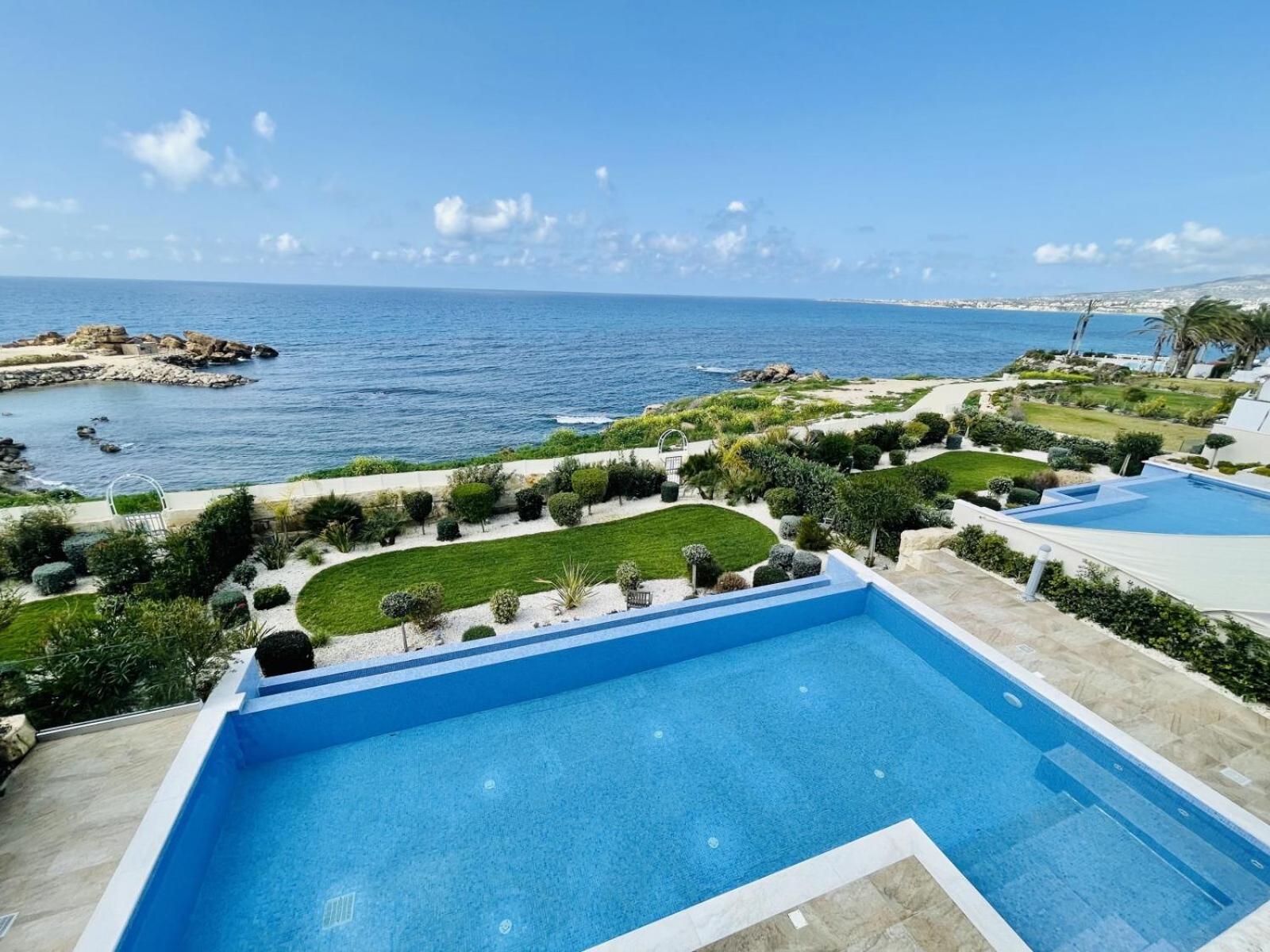 Olymp Luxury Villa D - Luxury Escape With Direct Beach Access And Unique Sunsets Paphos Eksteriør bilde