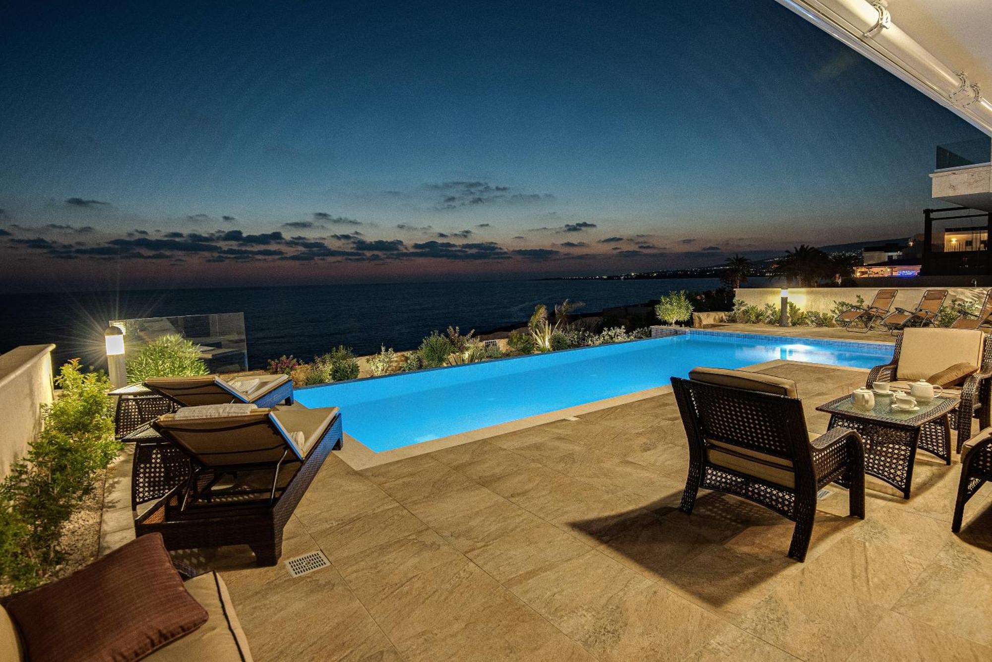 Olymp Luxury Villa D - Luxury Escape With Direct Beach Access And Unique Sunsets Paphos Eksteriør bilde
