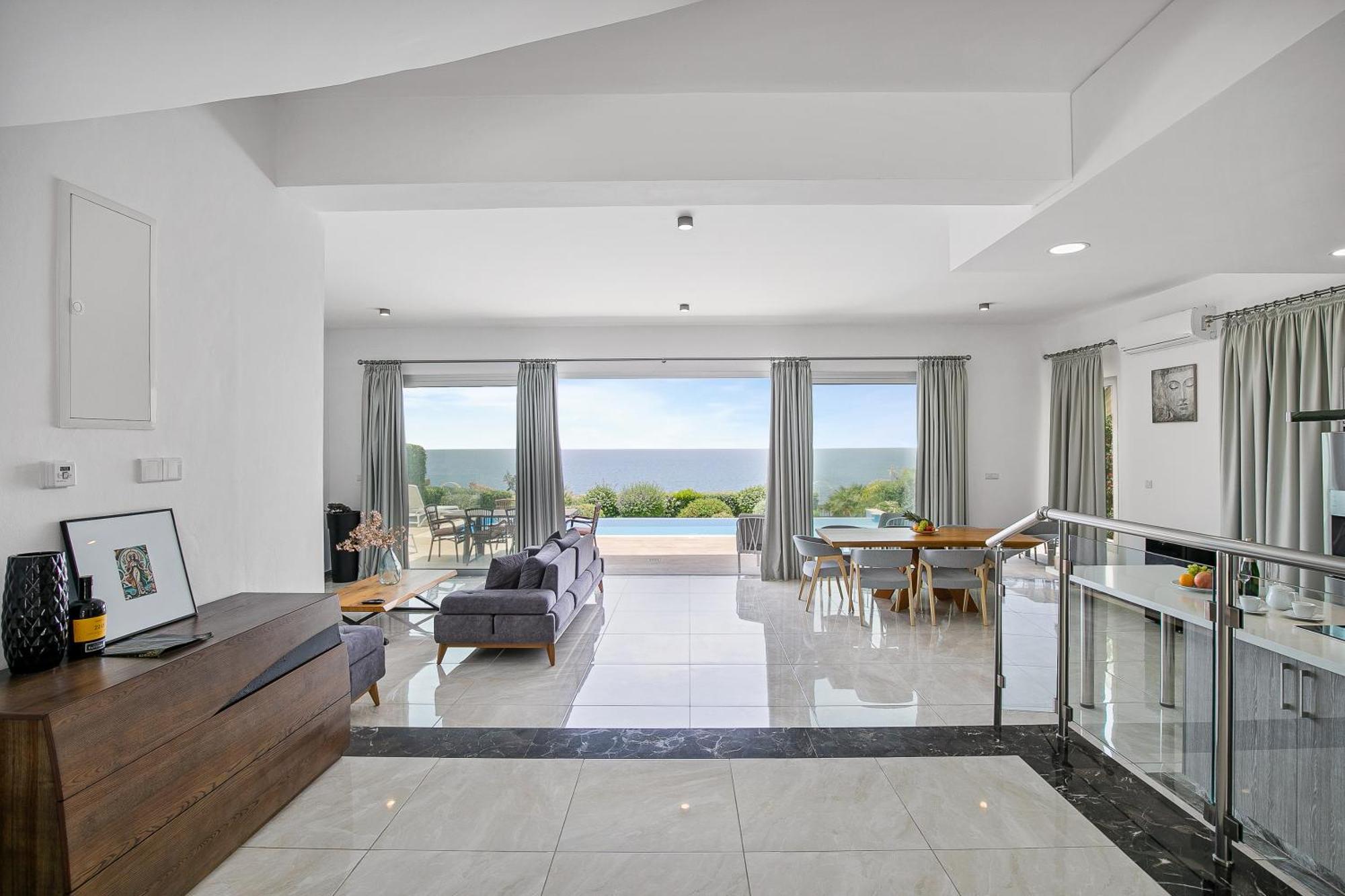Olymp Luxury Villa D - Luxury Escape With Direct Beach Access And Unique Sunsets Paphos Eksteriør bilde